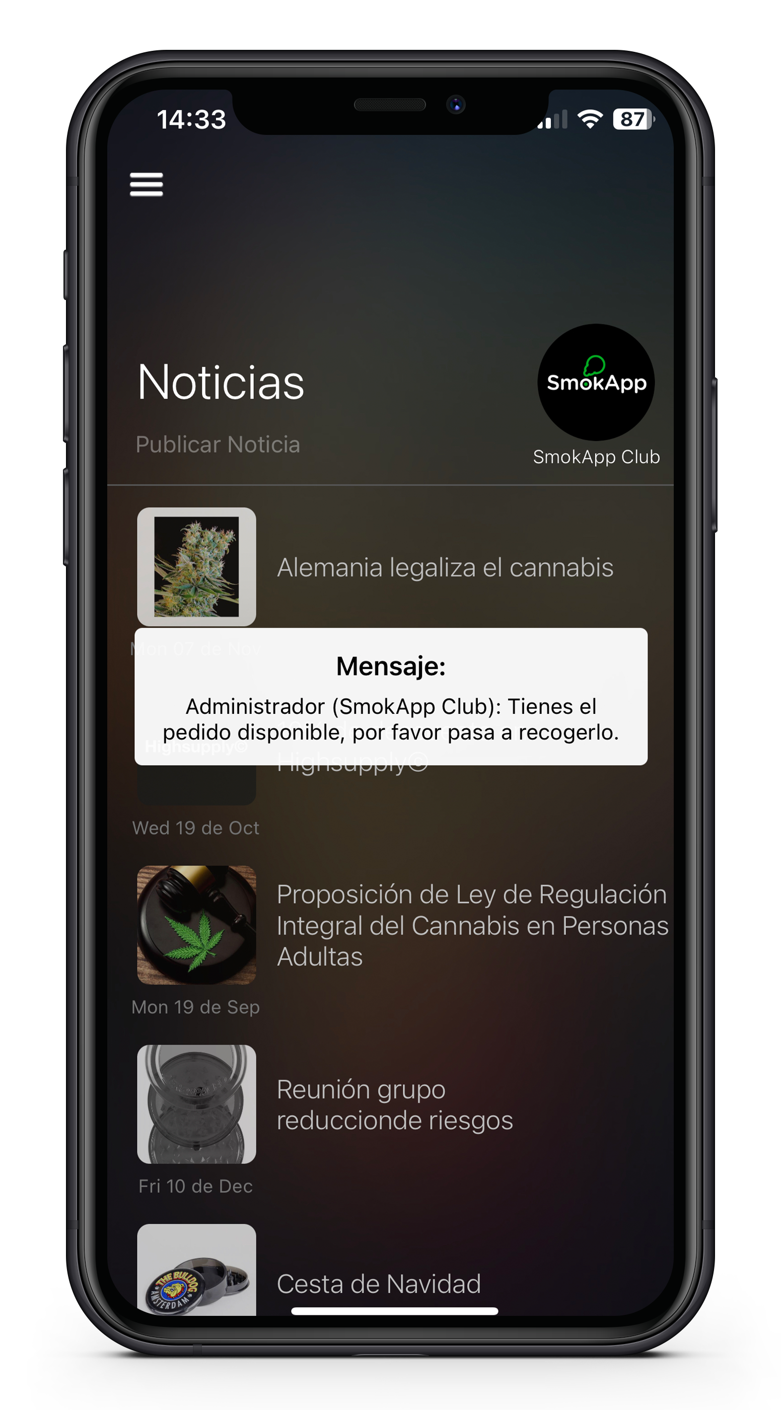 Avisador de Turno SmokApp