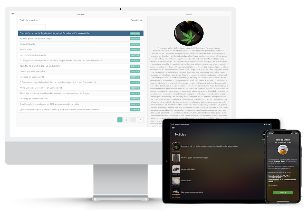 Noticias y Eventos SmokApp